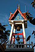 Chiang Mai - Wat Ngeun Kong, the bell tower. 